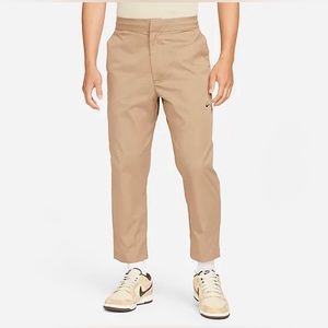 NIKE SPORTSWEAR STYLE ESSENTIALS UNLINED CROPPED PANTS KHAKI DD7032-208 SIZE 36